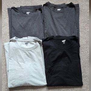 Lands' End Mens Super-T Short Sleeve T-Shirt Bundle, Size 3XL Tall 100% Cotton
